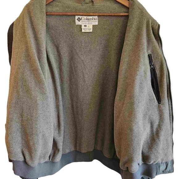 Columbia Zip Front Men's Fleece Lined Jacket Size XL - Picture 3 of 7